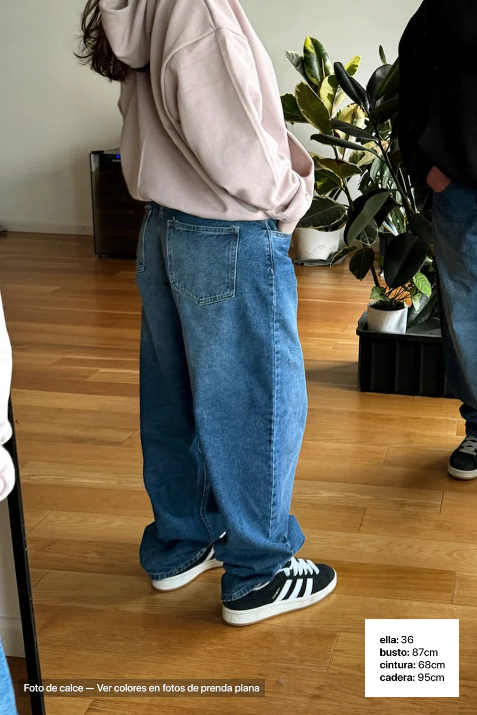 Jean Baggy Mujer Blue