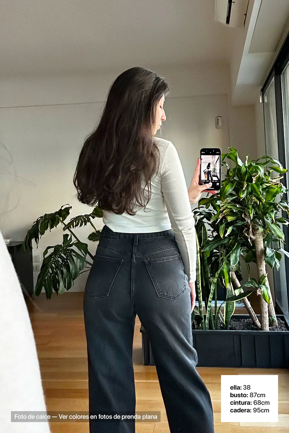 Jean Straight Mujer Black