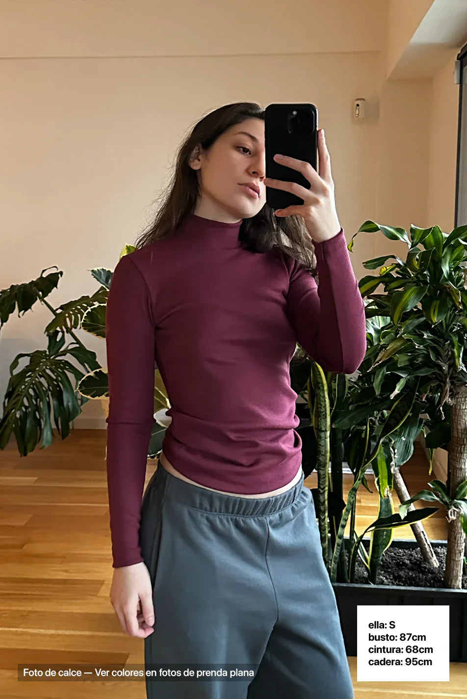 Polera Ribb + Jogging Baggy Frisado