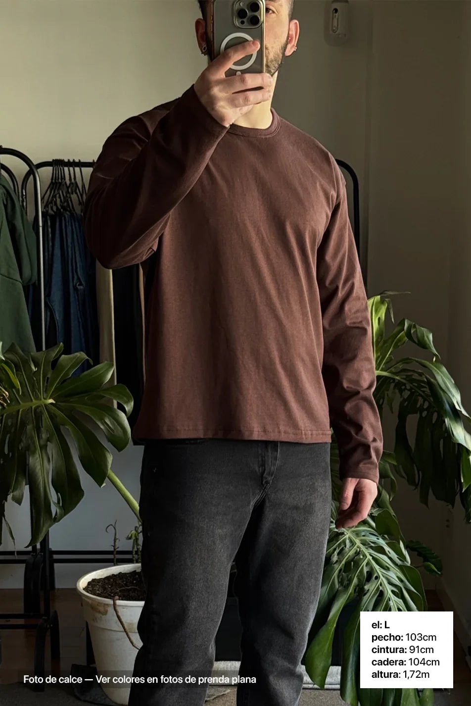 Remera Manga Larga Hombre