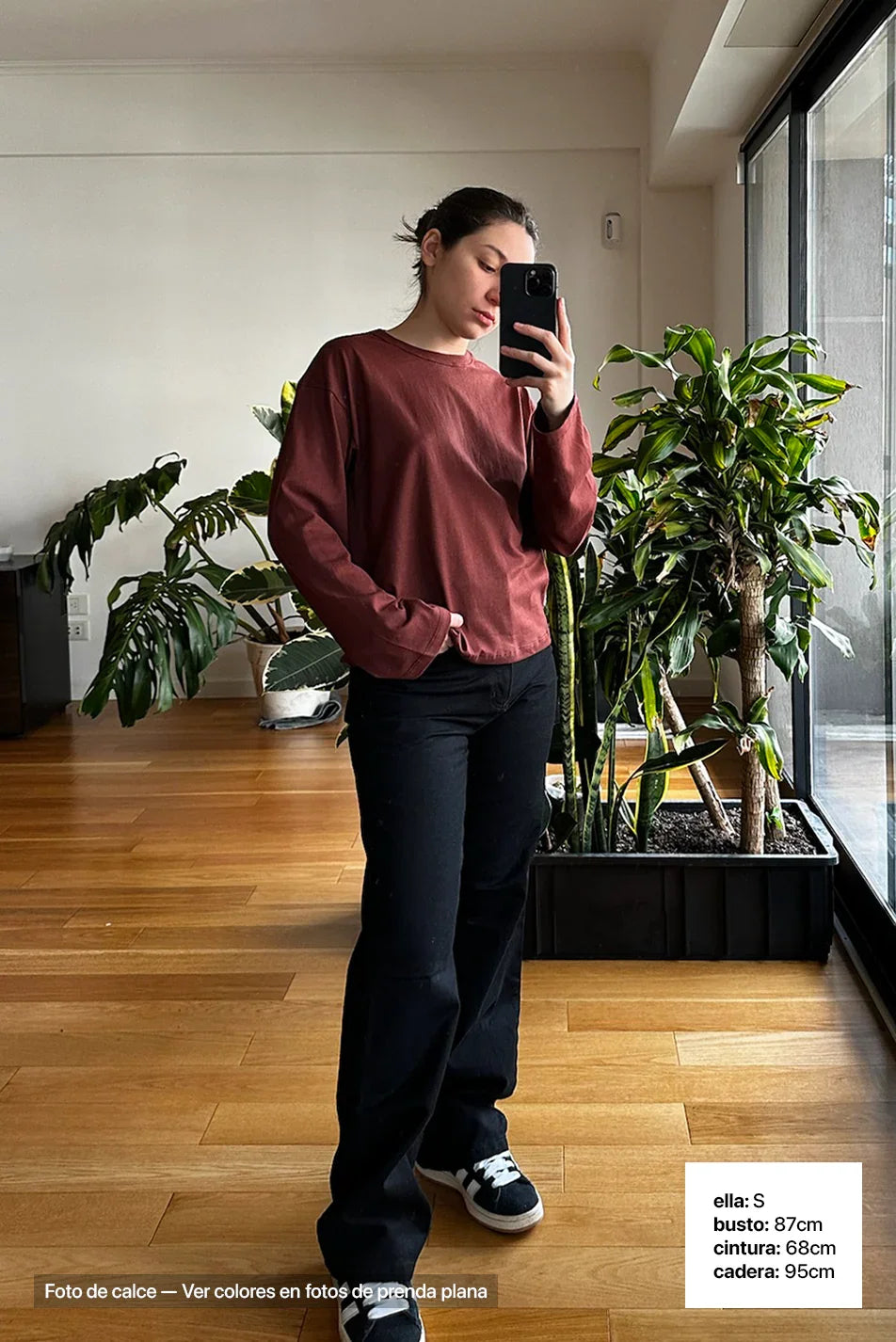 Remera Manga Larga Mujer