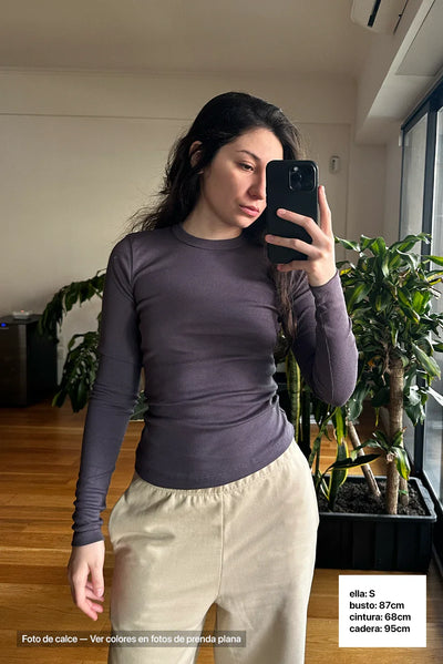 Remera Ribb Manga Larga