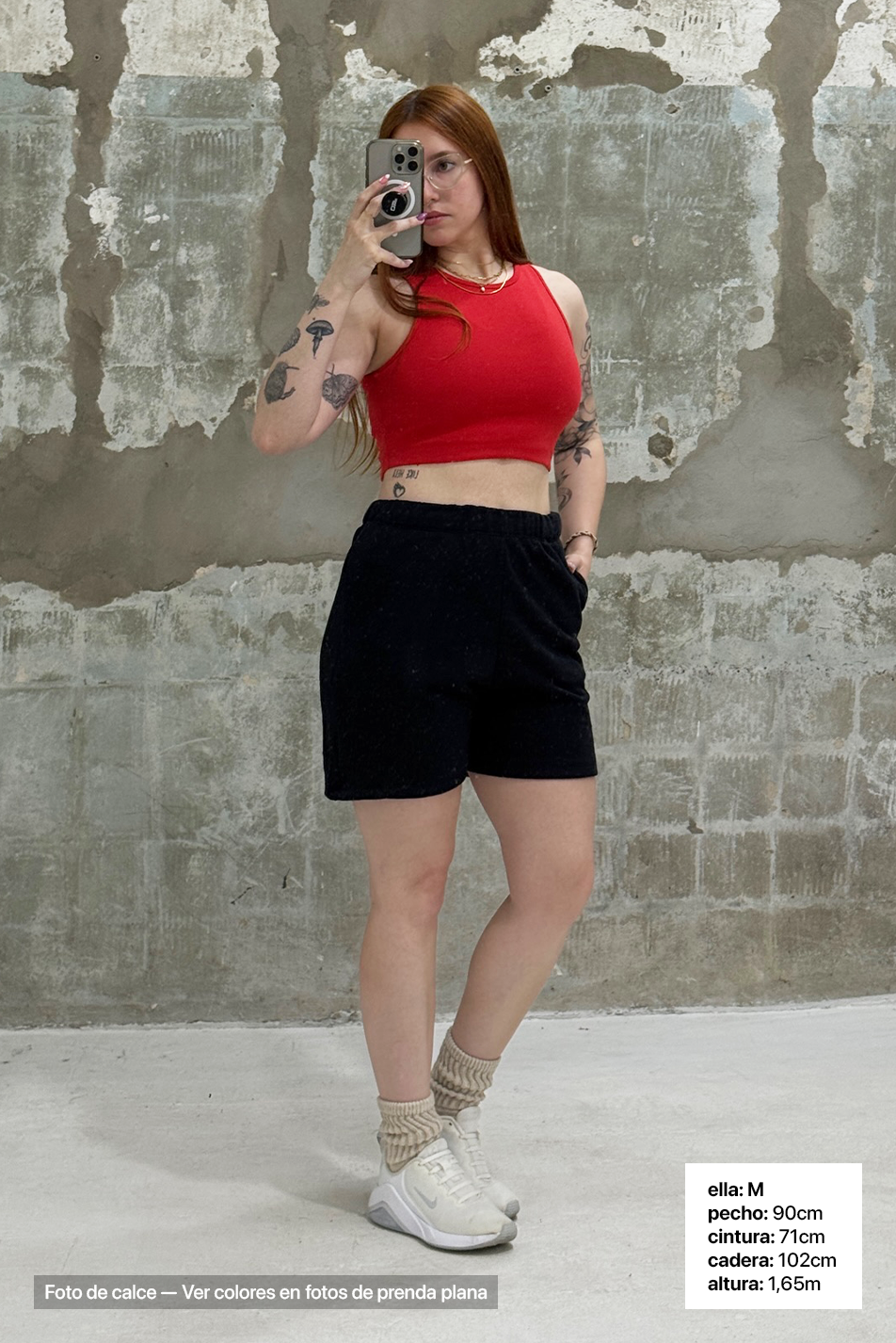 Short De Algodón - Rosa W