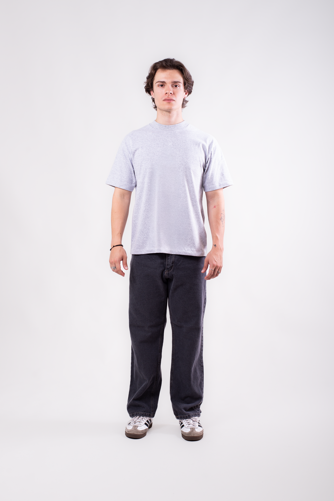 SS25 Remera Regular Fit Pesada - Negro