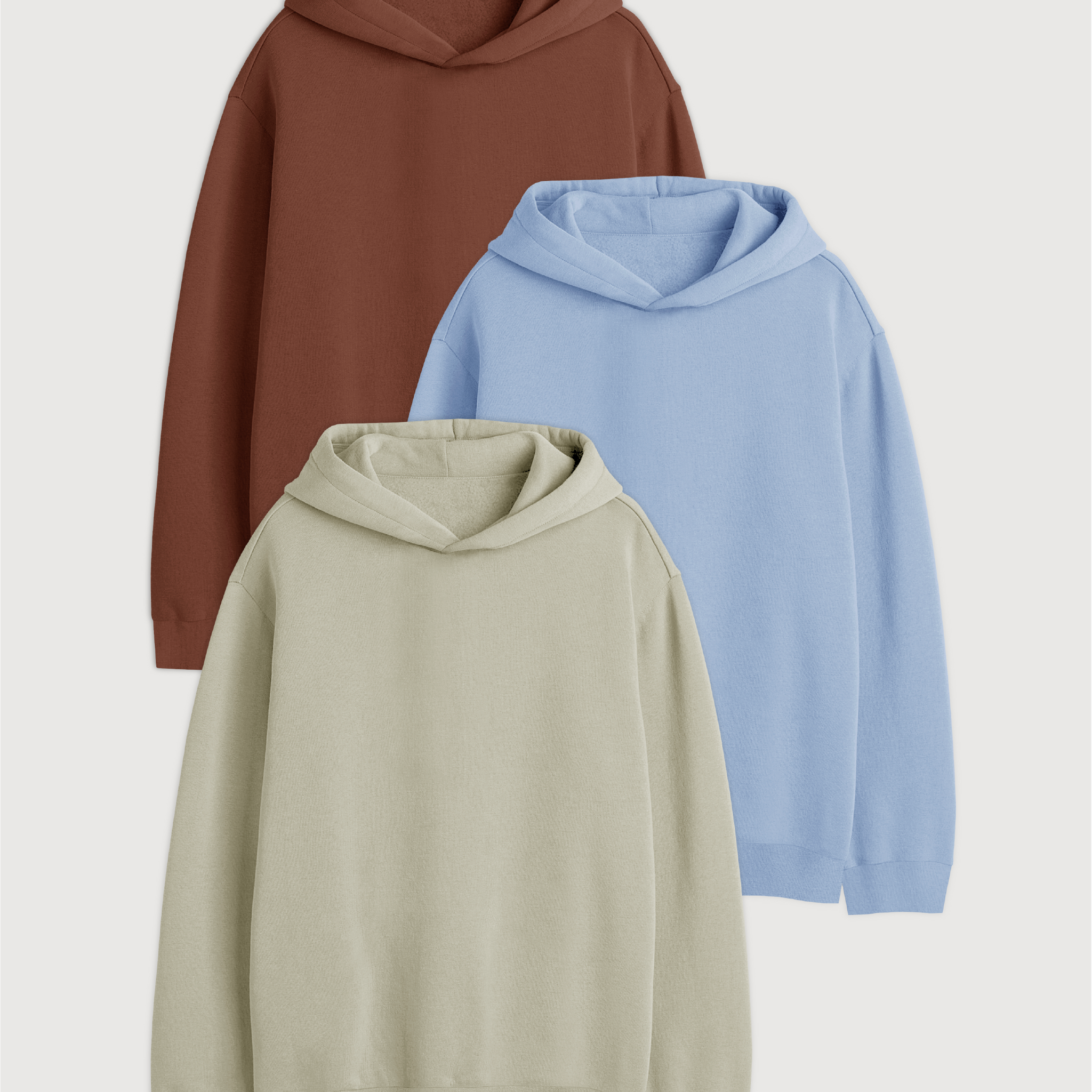 Hoodie Oversize Frisado x 3