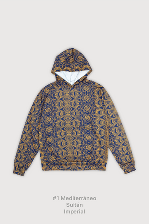 Hoodie Rustico Estampado - #1 Mediterraneo Sultan Imperial