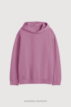 Hoodie Oversize Frisado - Orquidea Silvestre