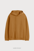 Hoodie Oversize Frisado - Sudan Brown