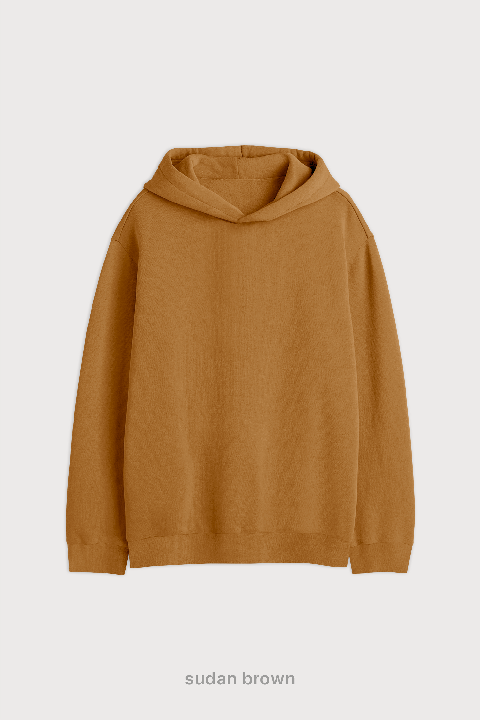 Hoodie Oversize Frisado - Sudan Brown