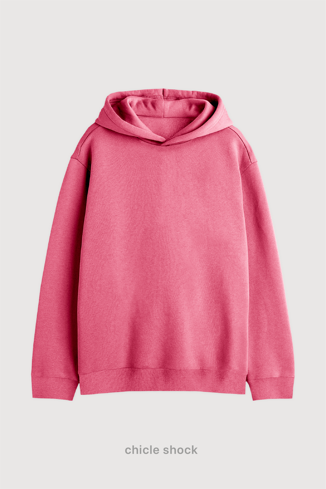 Hoodie Super Soft Frisado - Chicle Shock