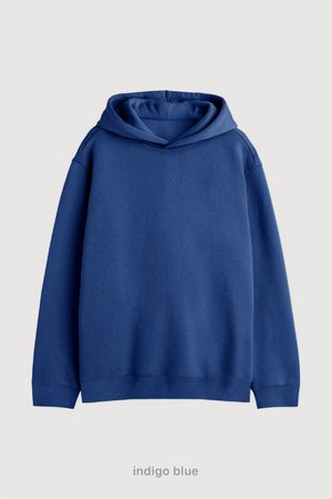 Hoodie Super Soft Frisado - Indigo Blue