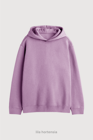 Hoodie Super Soft Frisado - Lila Hortensia