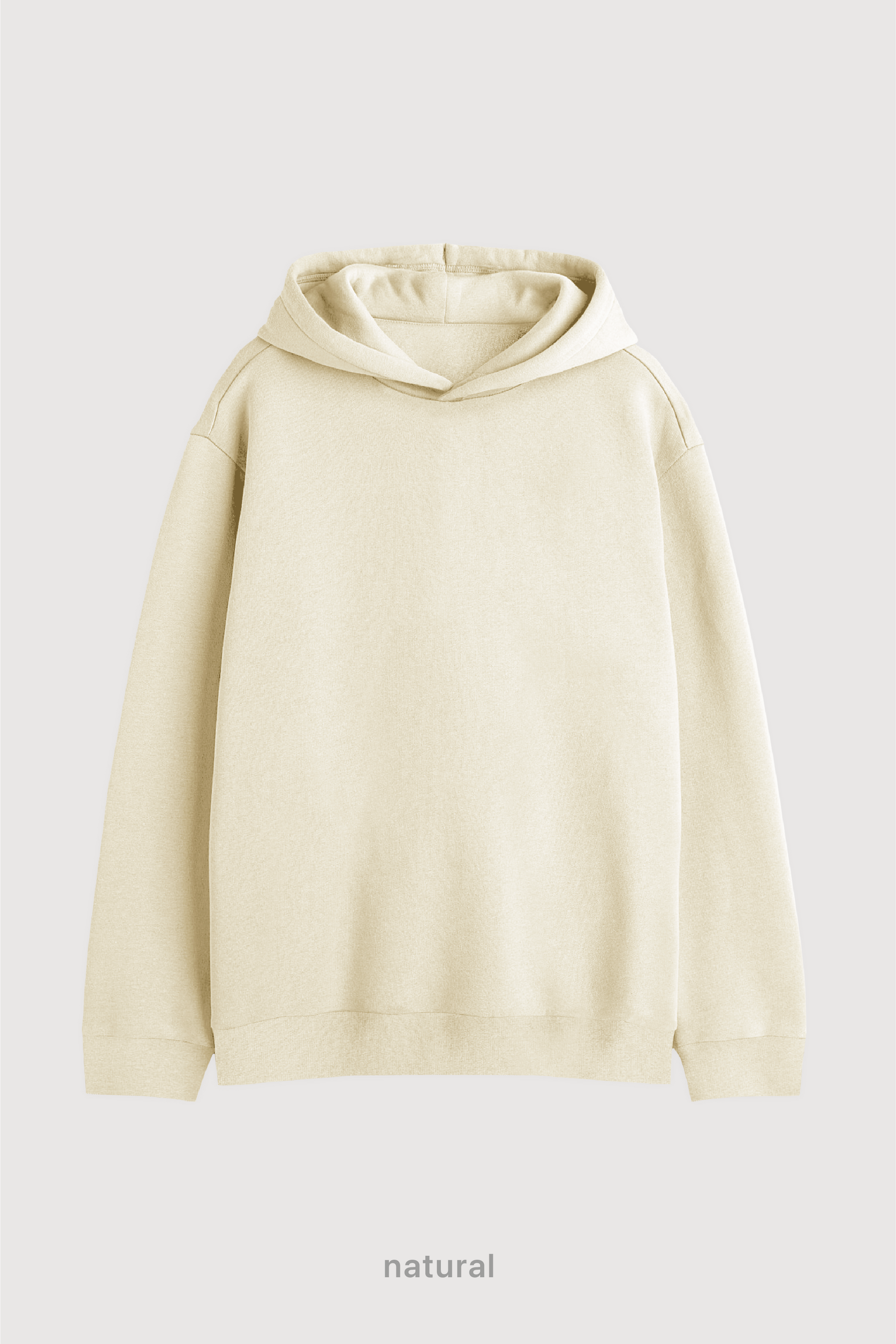 Hoodie Super Soft Frisado - Natural