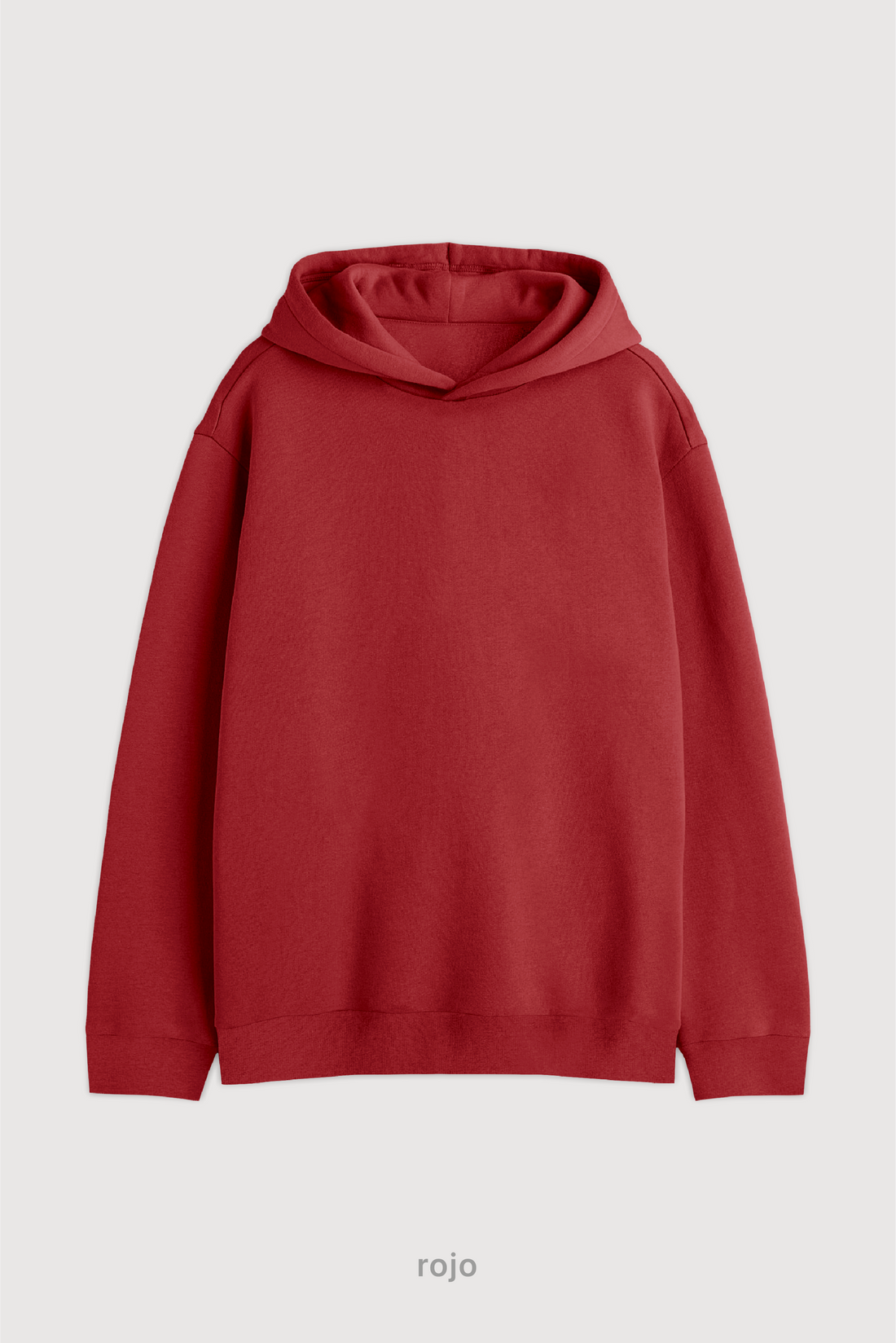 Hoodie Super Soft Frisado - Rojo