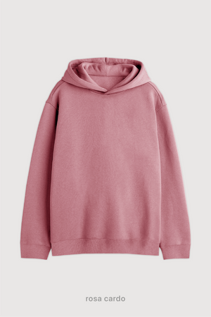 Hoodie Super Soft Frisado - Rosa Cardo