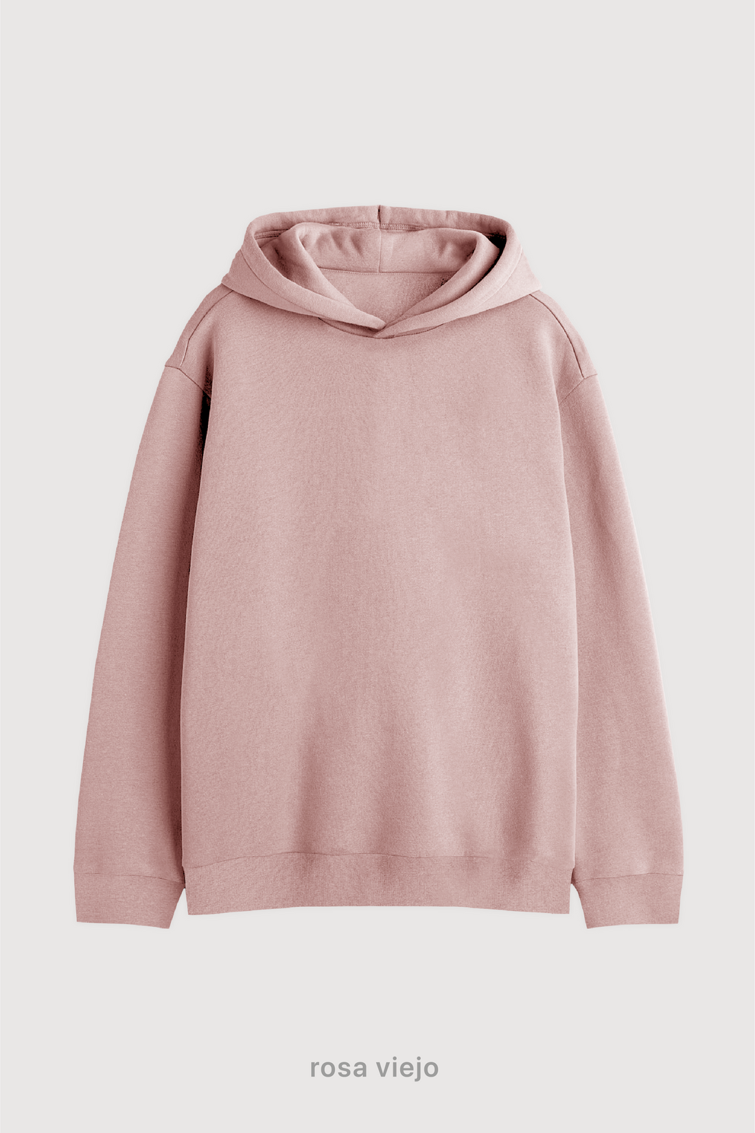 Hoodie Super Soft Frisado - Rosa Viejo