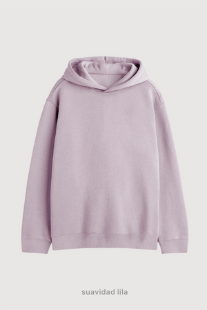 Hoodie Super Soft Frisado - Suavidad lila