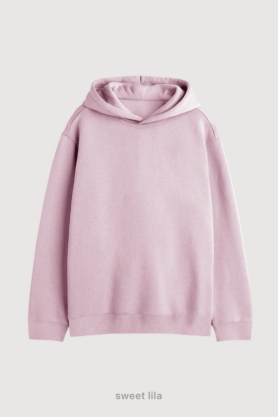 Hoodie Super Soft Frisado - Sweet Lila