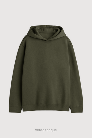 Hoodie Super Soft Frisado - Verde Tanque