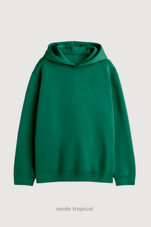 Hoodie Super Soft Frisado - Verde Tropical