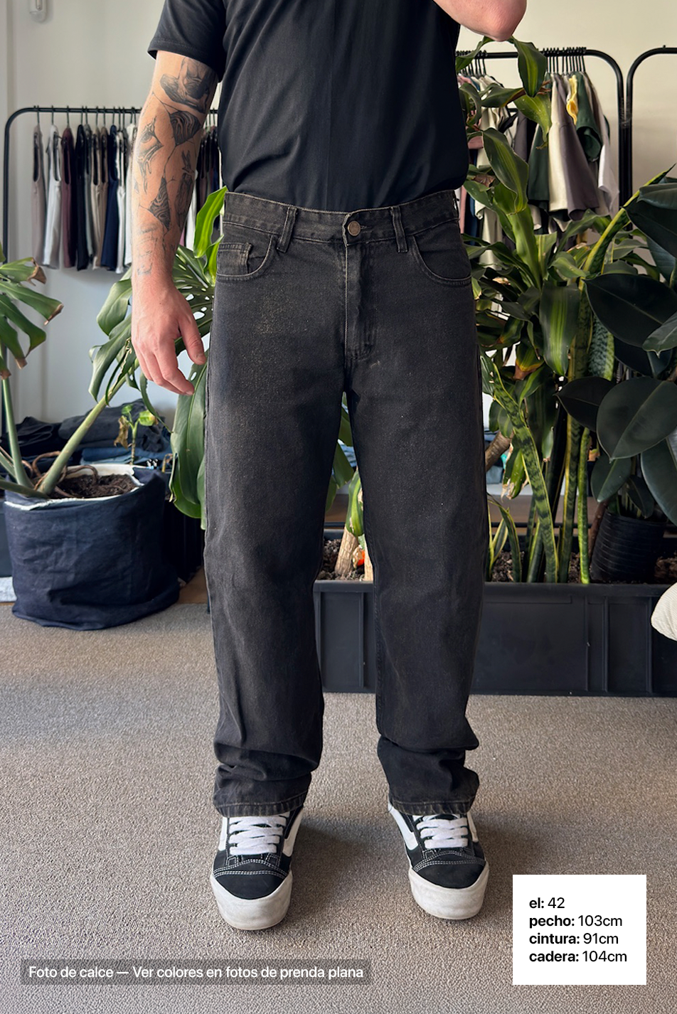 Jean Loose Oxido Black Hombre