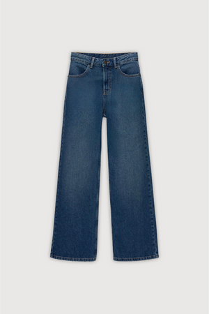 Jean Straight Mujer Blue