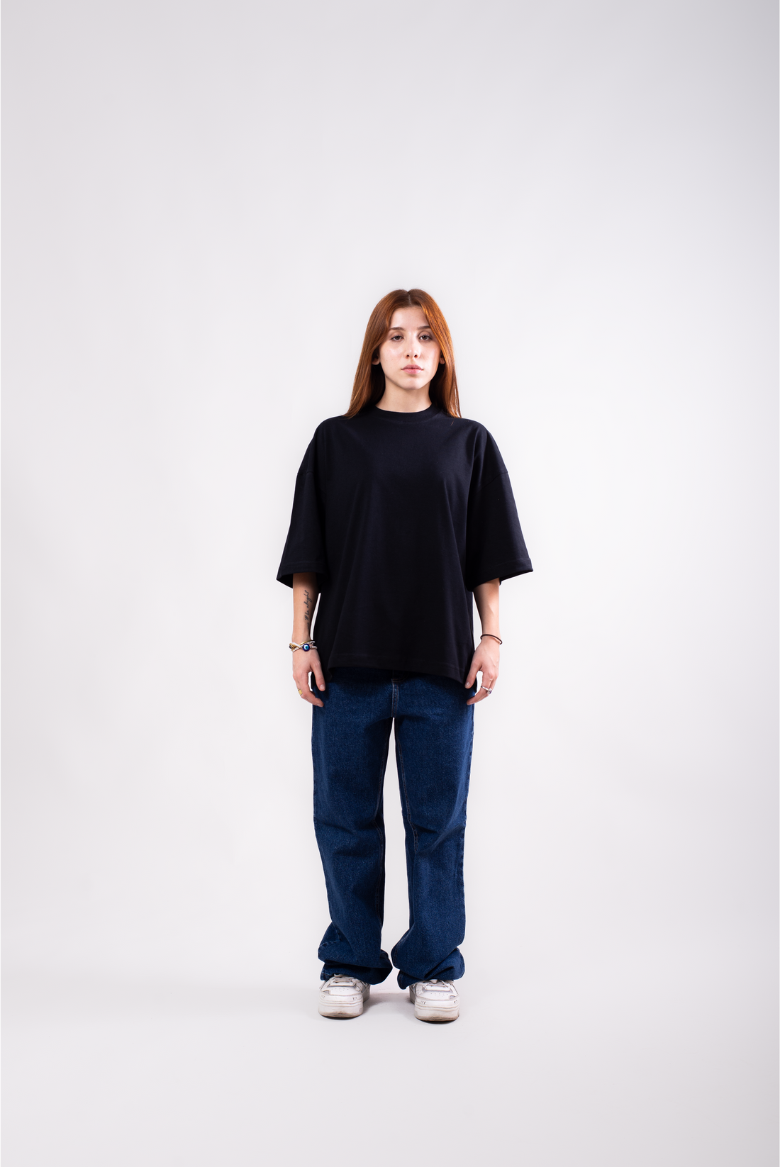 SS25 Remera Boxy Fit PREMIUM - Negro