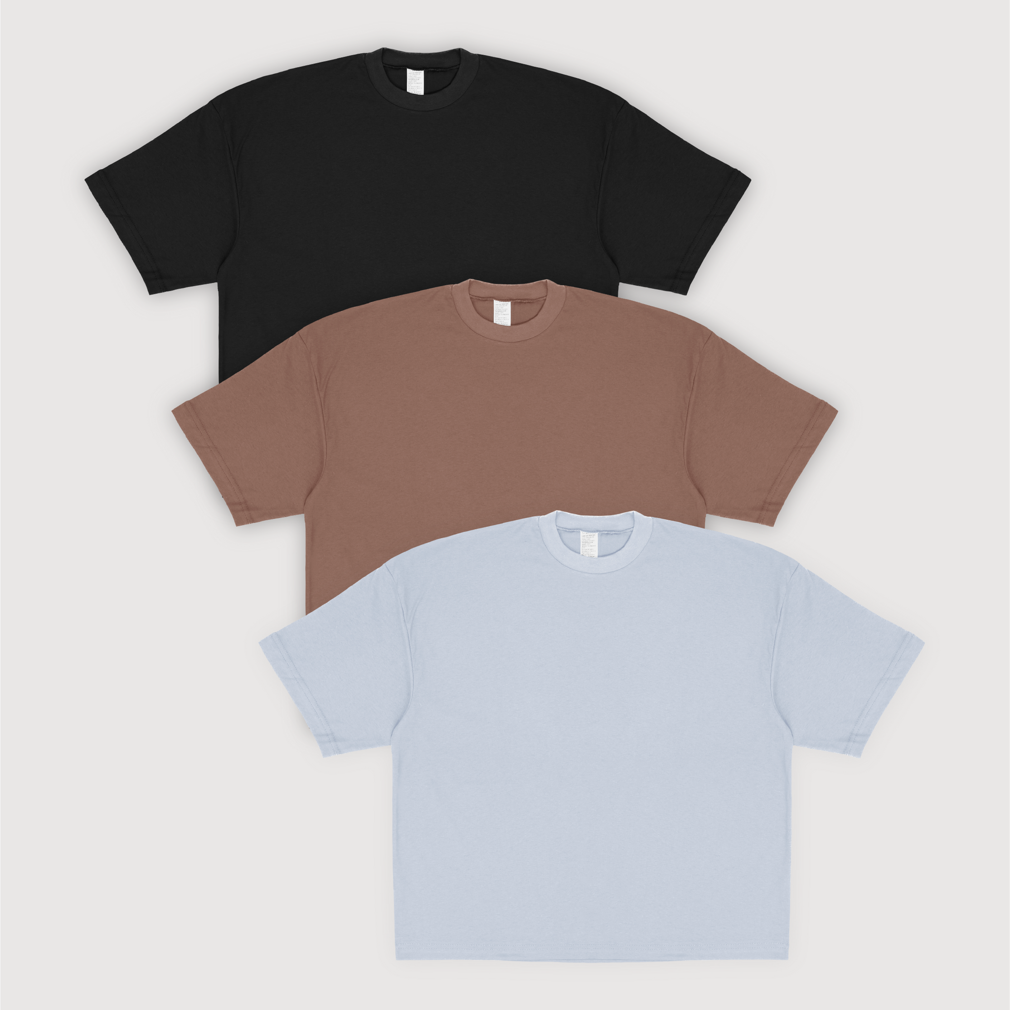 Remera Boxy Fit x 3