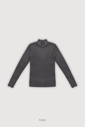 Polera Ribb - Topo