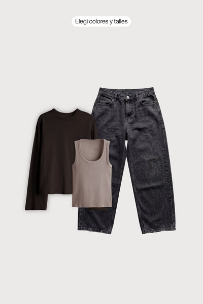 Capas Otoño Mujer x 3
