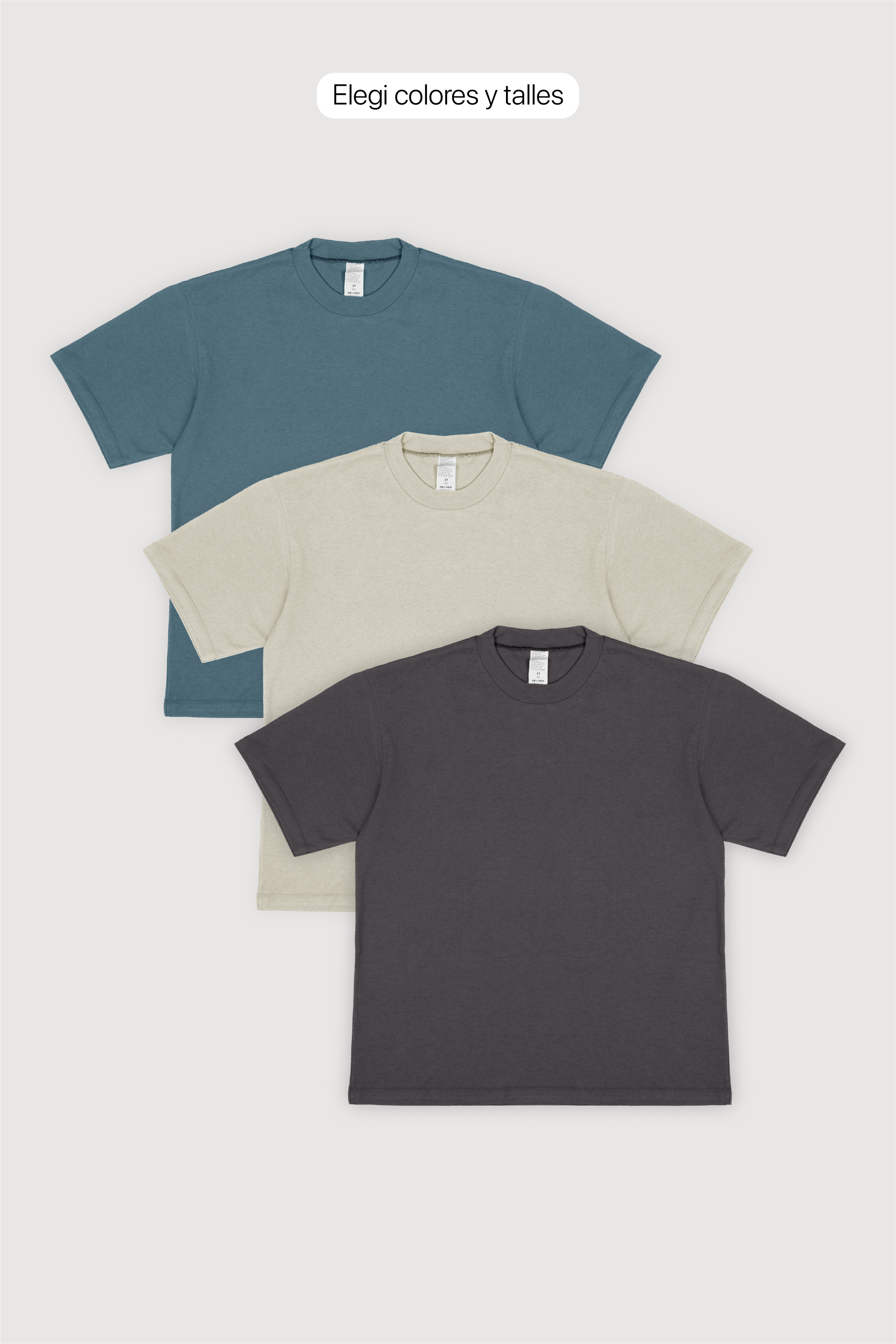 Remera Regular Fit x 3