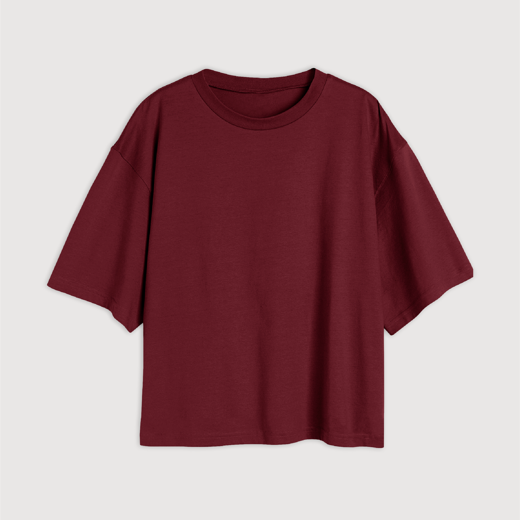 Remera Cropped Fit - Bordo