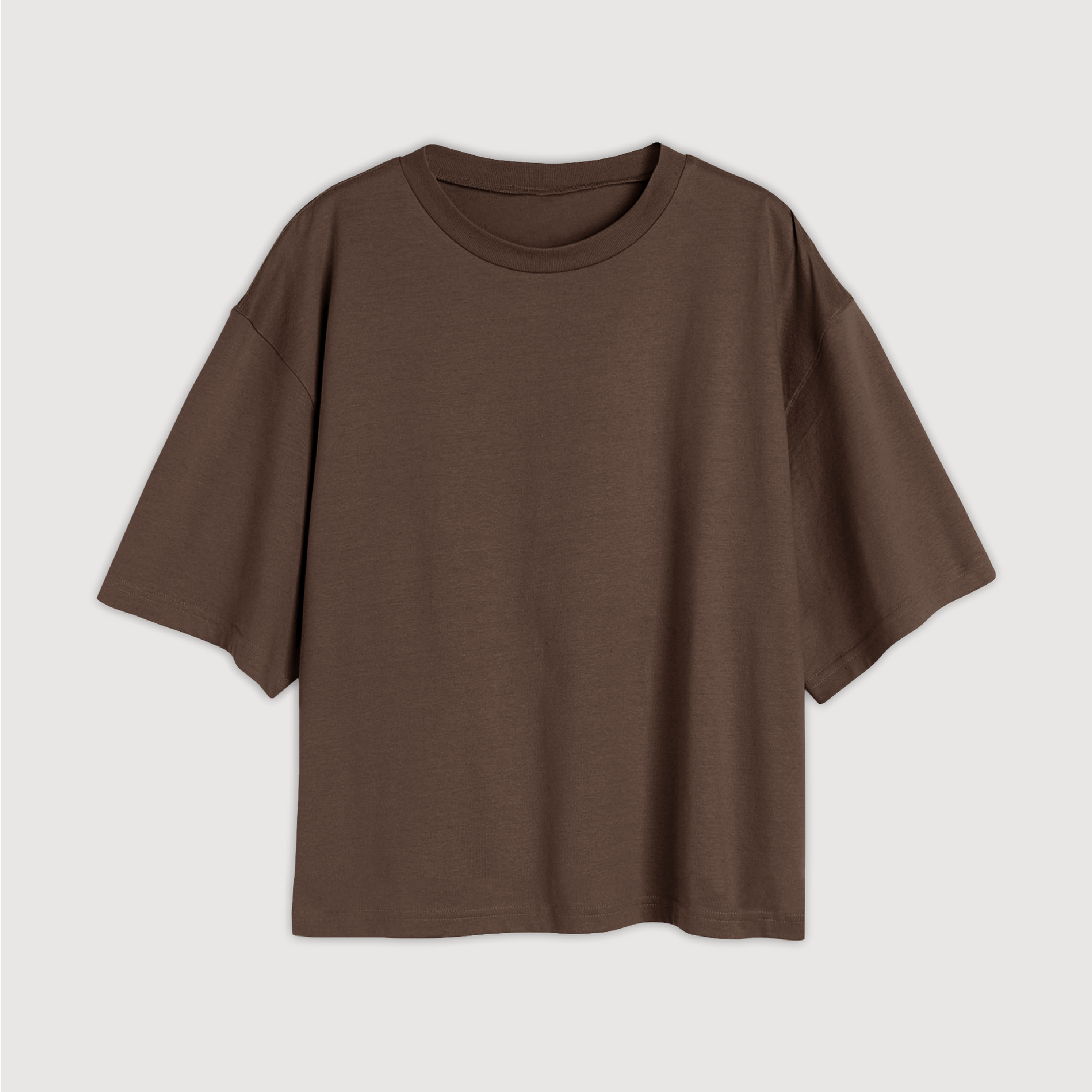 Remera Cropped Fit - Root Beer