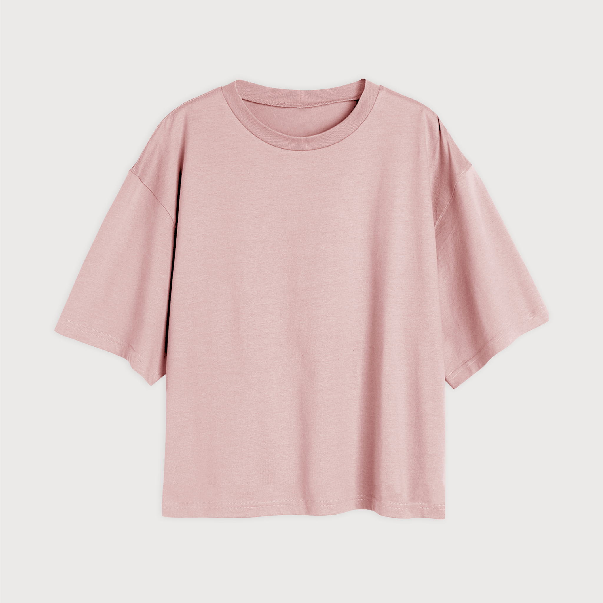 Remera Cropped Fit - Rosa W