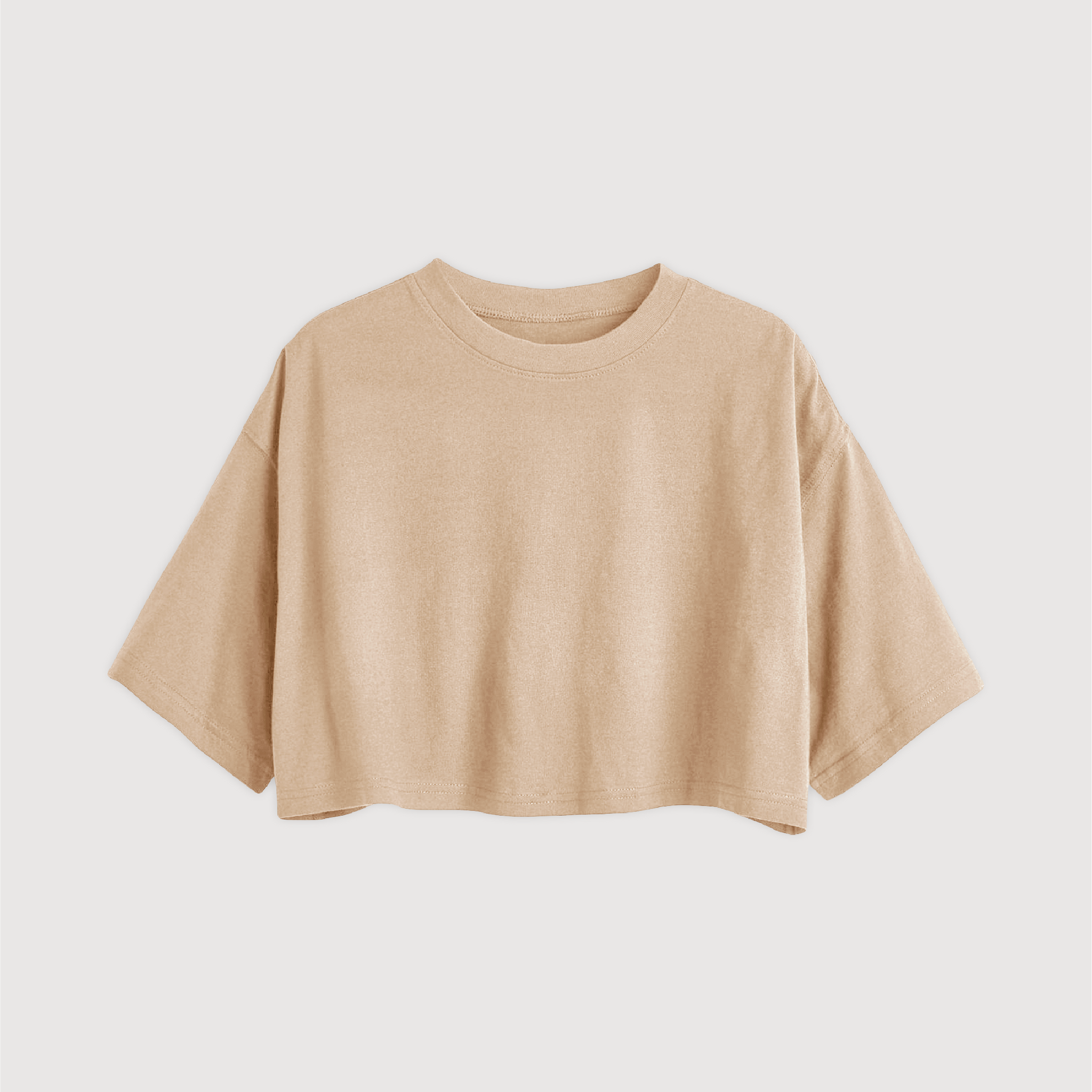 Remera Crop - Cuban Sand