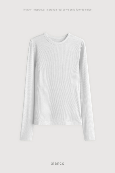 Remera Ribb Manga Larga