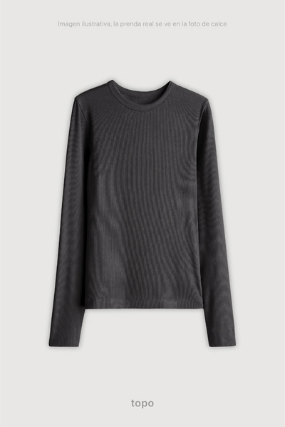 Remera Ribb Manga Larga
