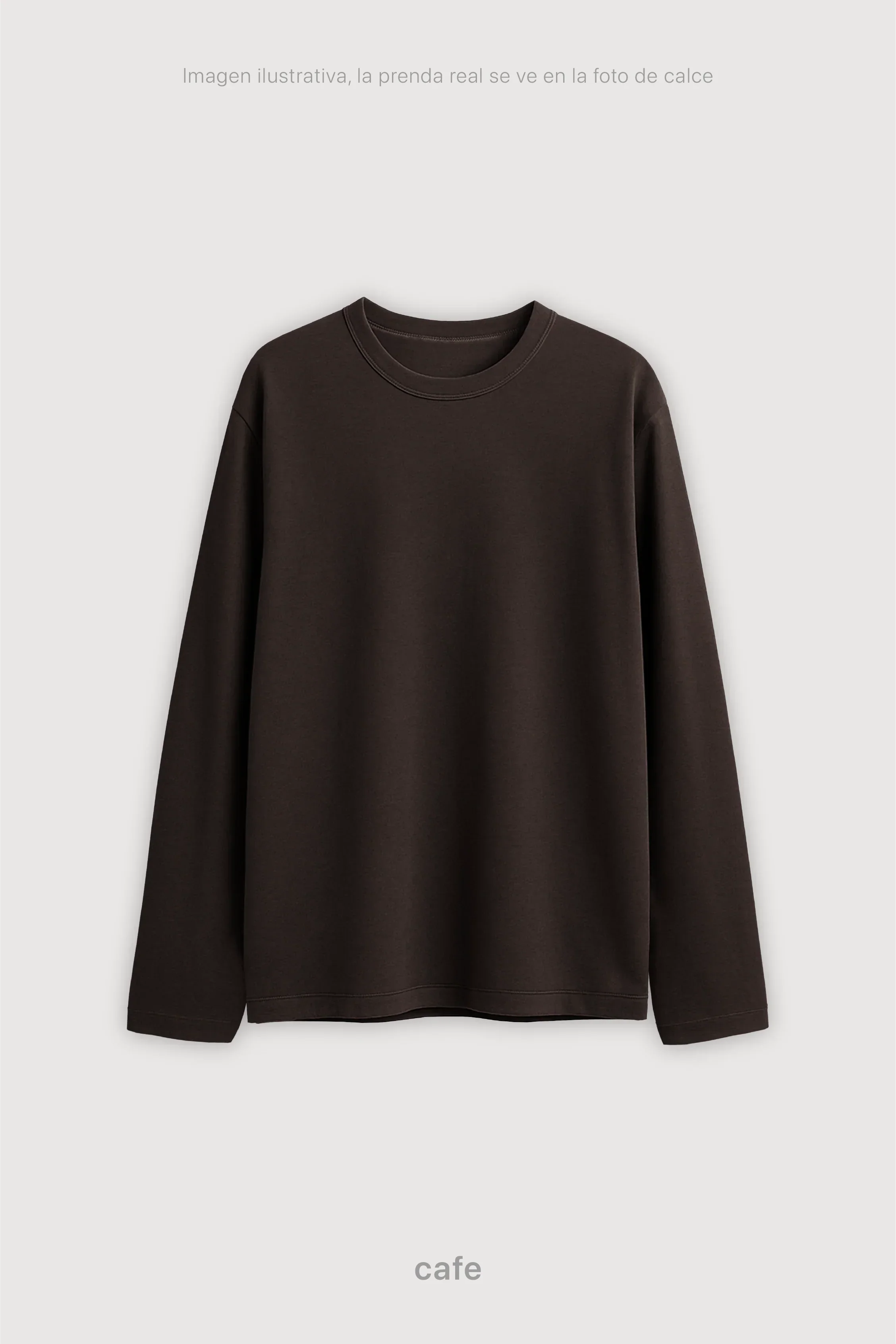 Remera Manga Larga Hombre