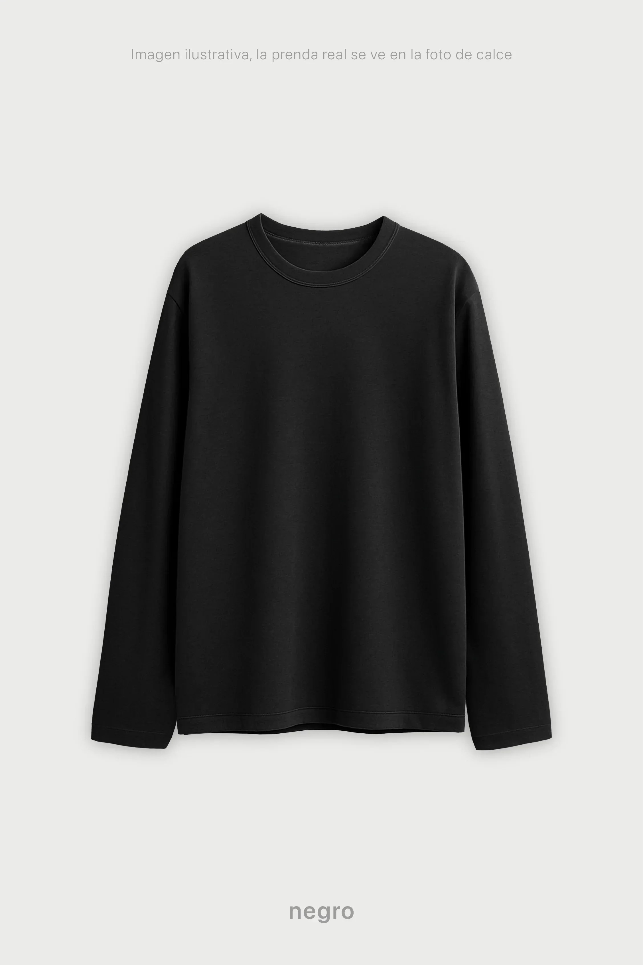 Remera Manga Larga Hombre