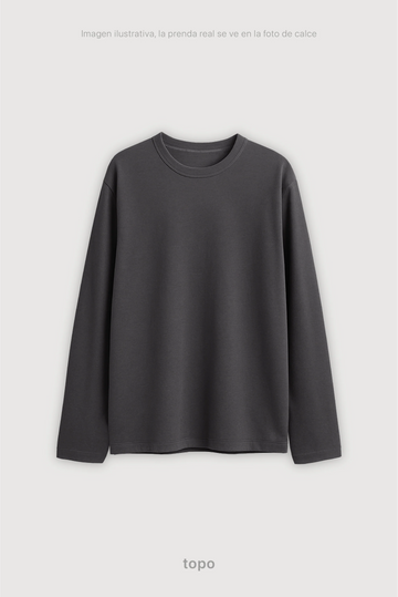 Remera Manga Larga Hombre - Topo