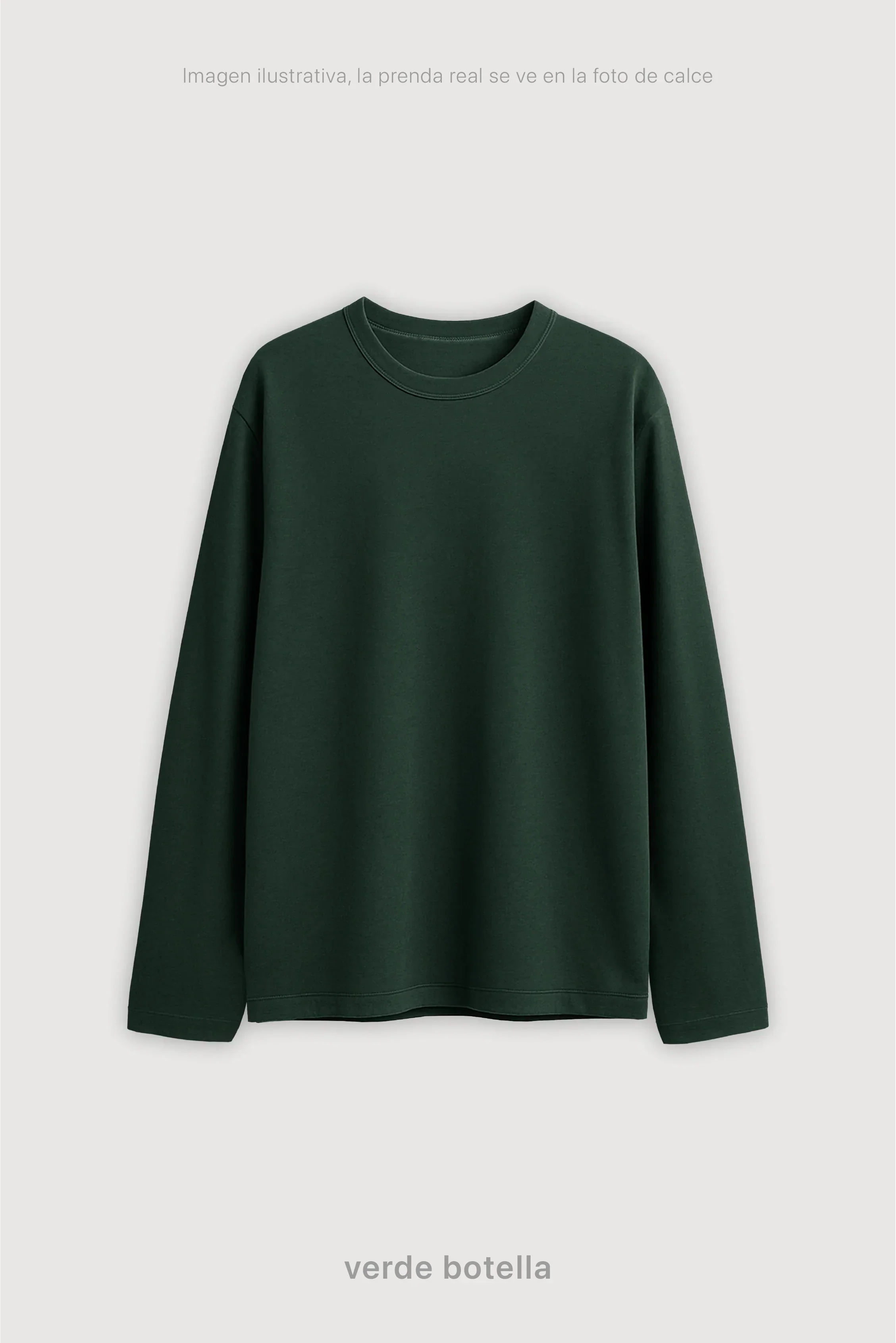 Remera Manga Larga Hombre