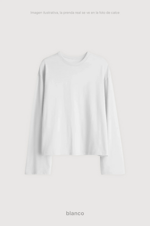Remera Manga Larga Boxy