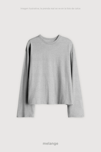 Remera Manga Larga Boxy