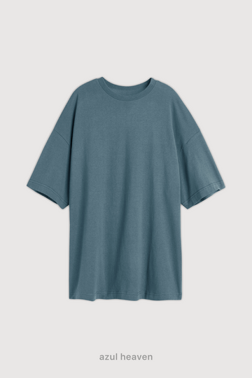 Remera Relaxed - Azul Heaven