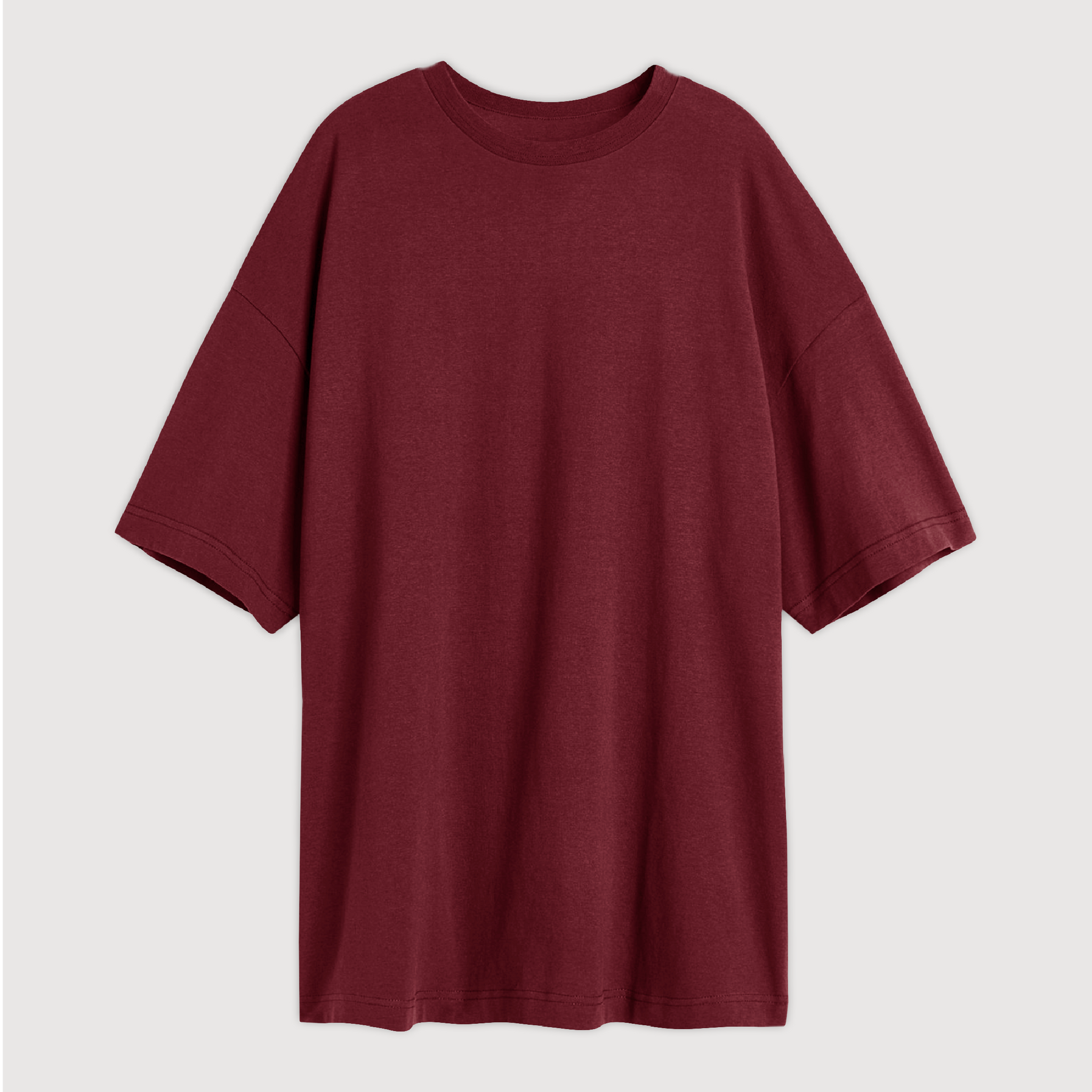 Remera Oversize - Bordo