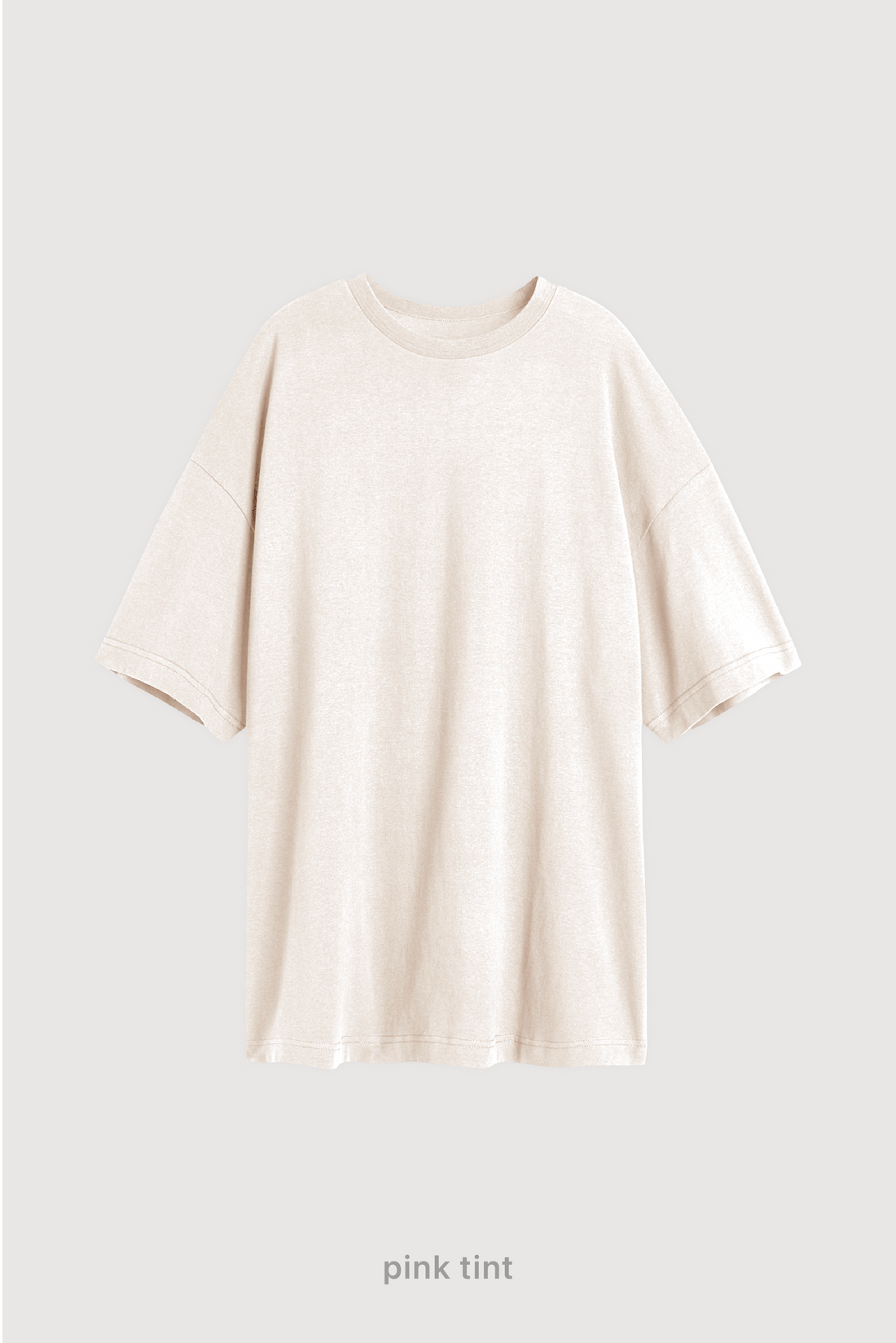 Remera Oversize - Pink tint