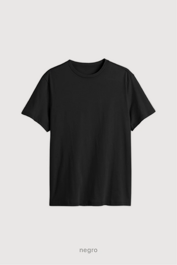 Remera Classic Soft - Negro