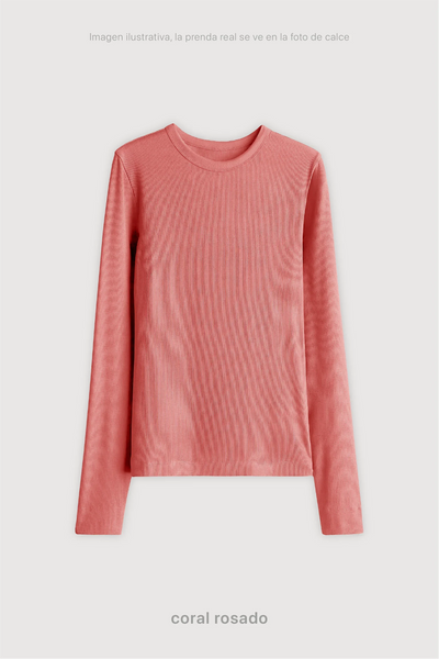 Remera Ribb Manga Larga