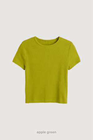 Remera Ribb Midi - Apple green