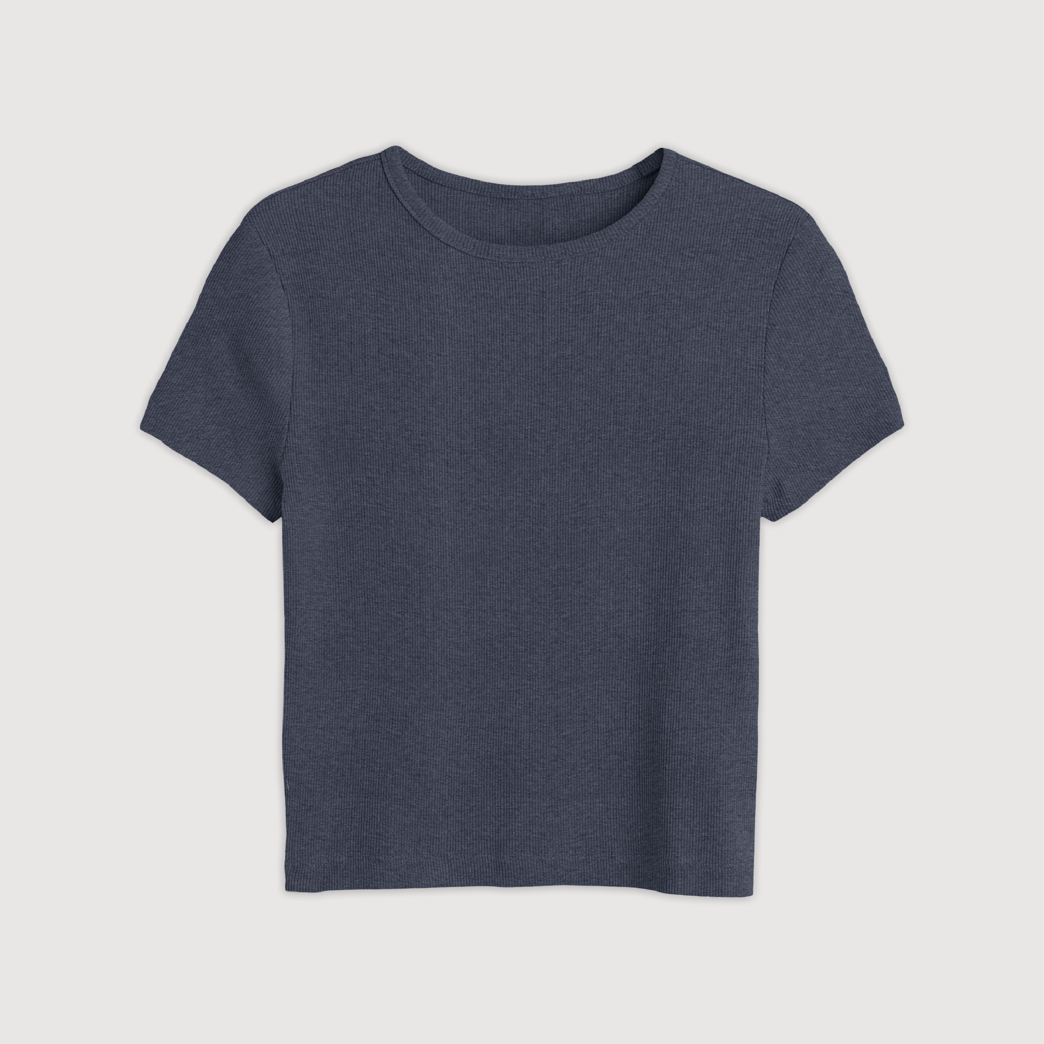 Remera Ribb Midi - Azul jaspeado